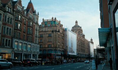 luxury London street scene